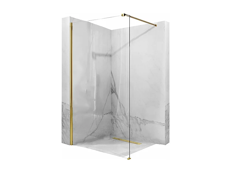 Paroi De Douche Rea Aero N Walk In 80 Gold
