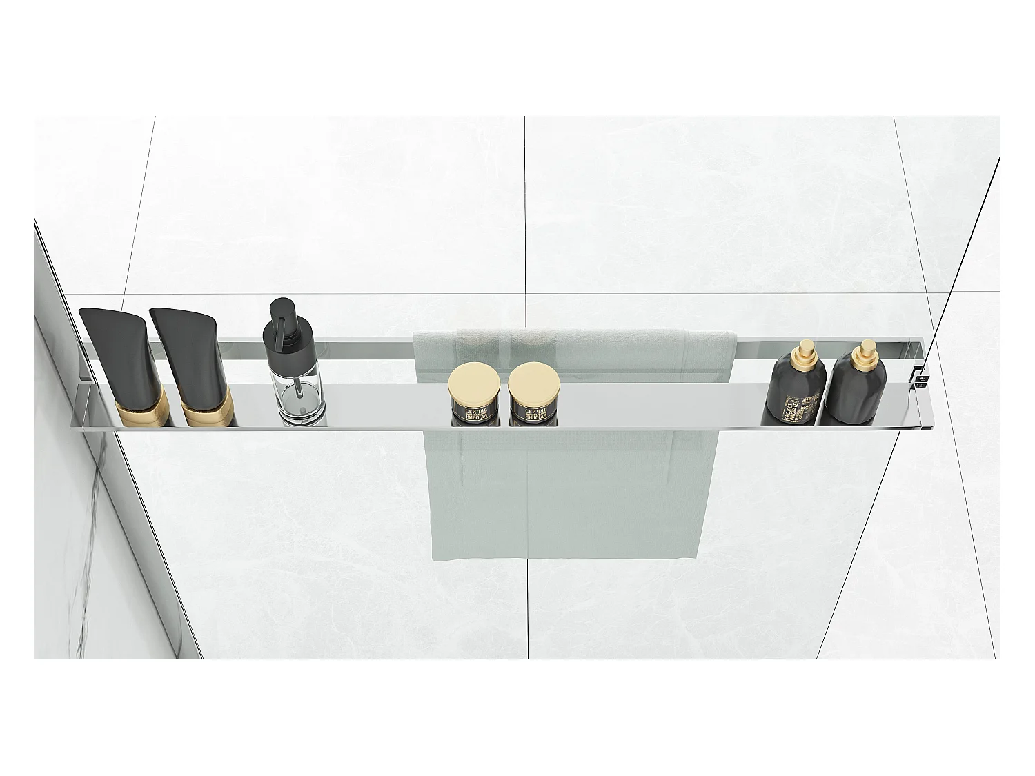 Paroi De Douche Rea Aero N 110 Chrome