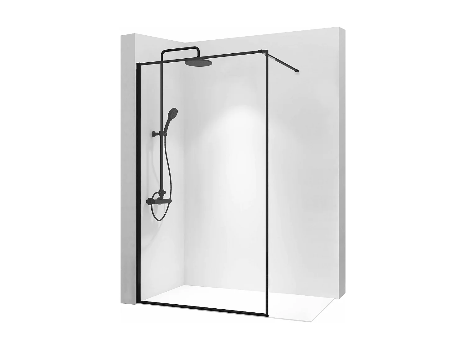 Paroi De Douche Rea Bler 90 Black