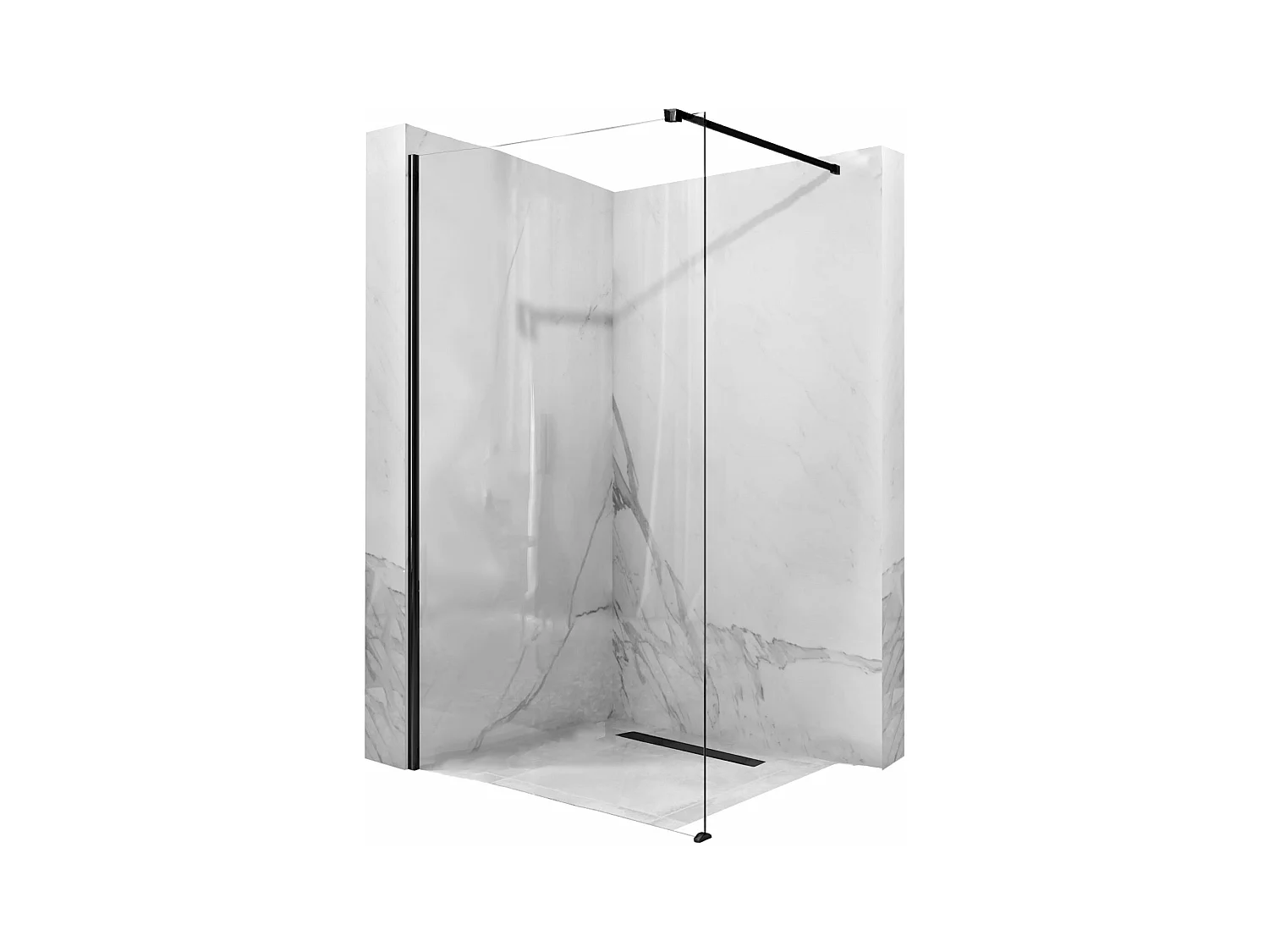Paroi De Douche Rea Aero 110 Black