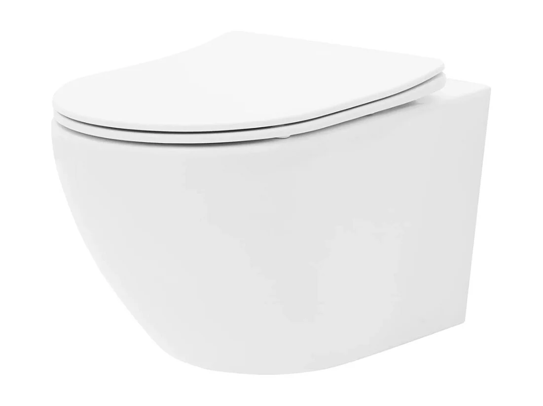 Hangende Toilet Rea Carlo Mini Tornado/Duroplast/Flat/Zm White