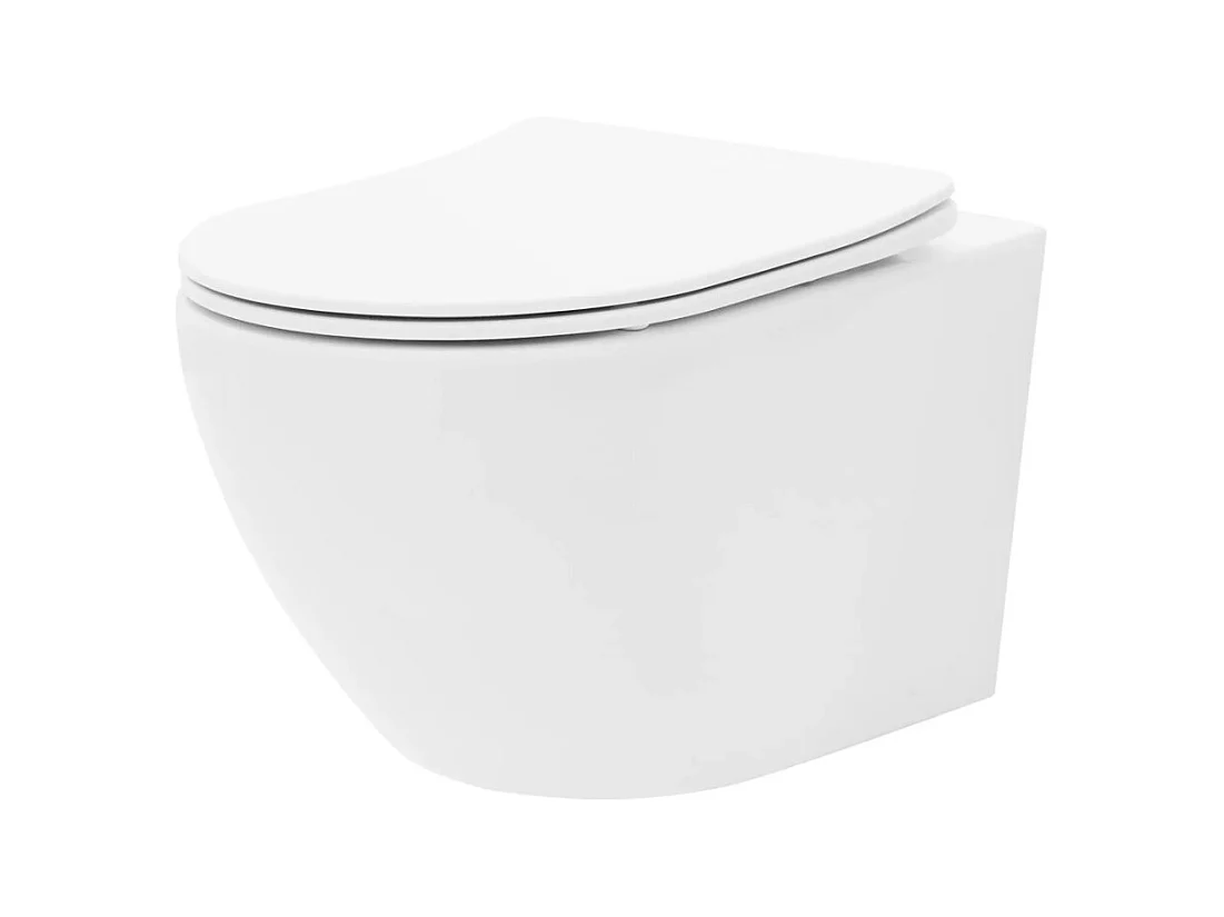 Cuvette Wc Suspendue Rea Carlo Mini Tornado/Duroplast/Flat/Zm White