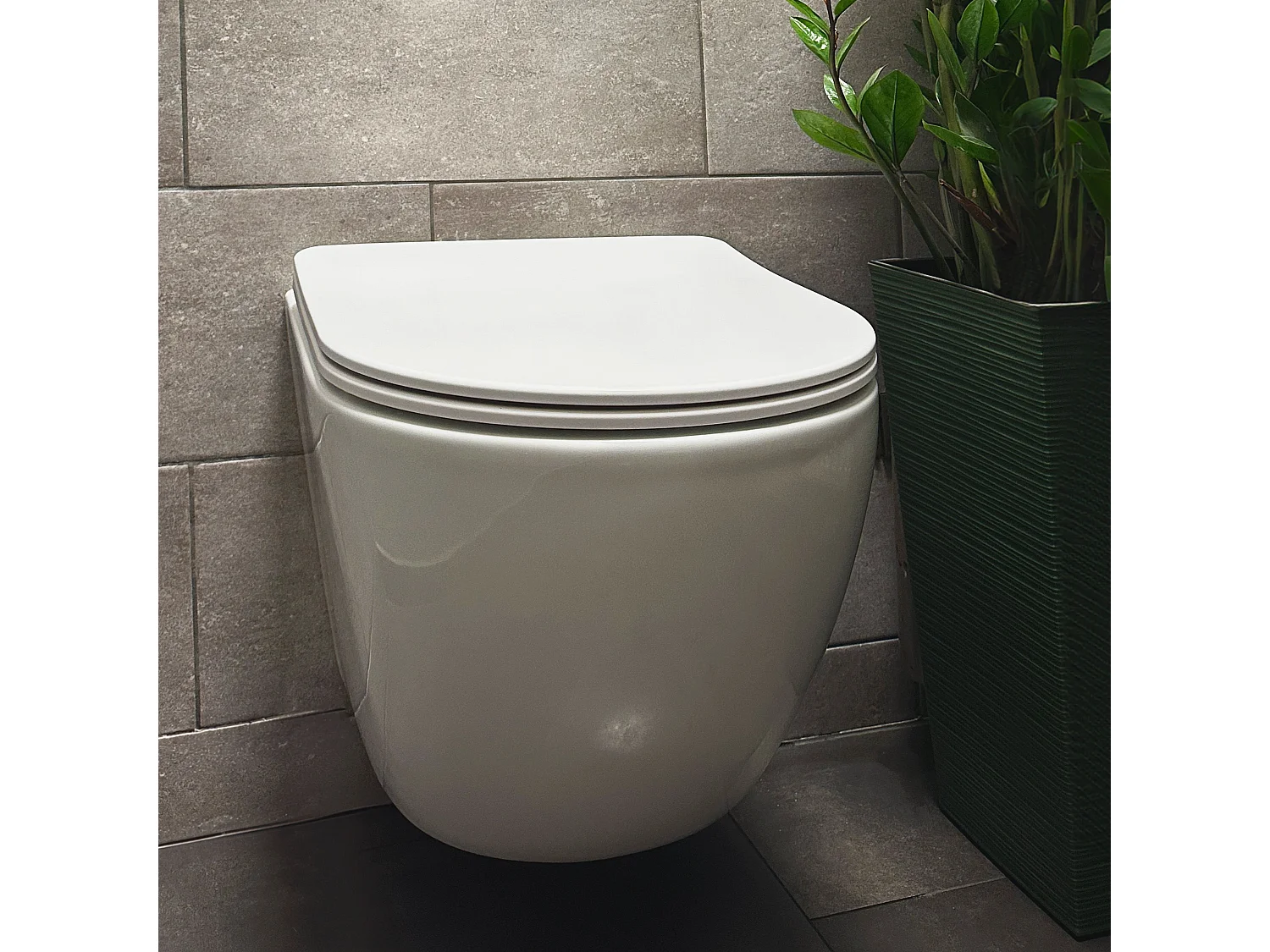 Cuvette Wc Suspendue Rea Carlo Mini Tornado/Duroplast/Flat/Zm White