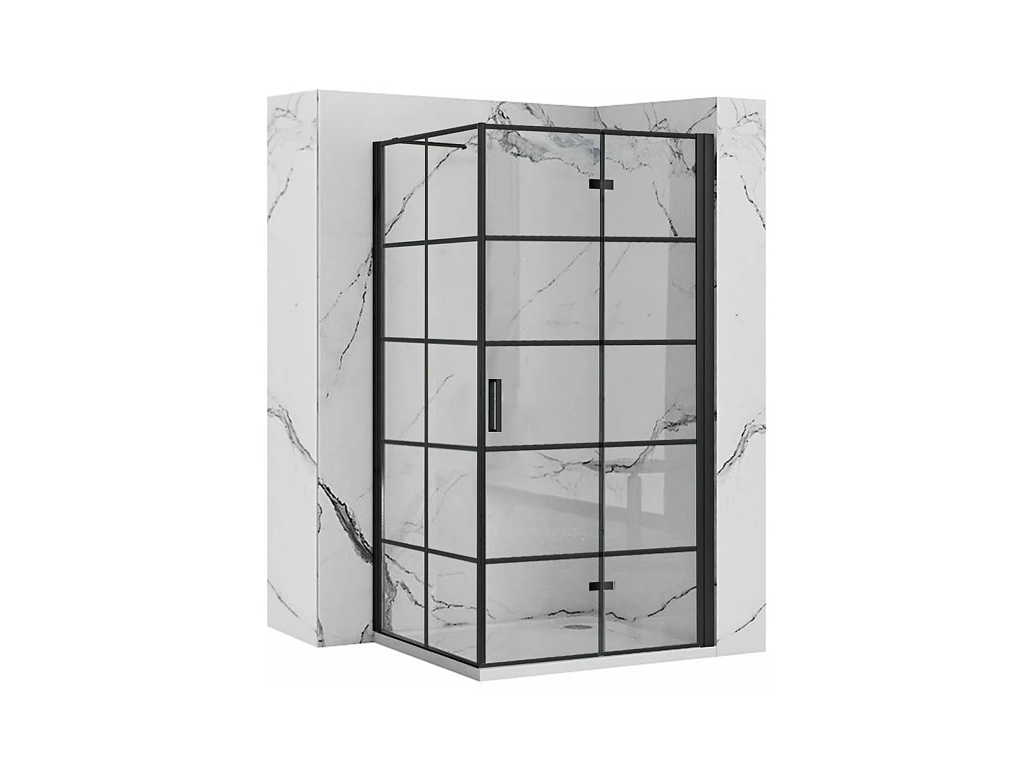 Cabina Doccia Rea Molier 80X80 Black