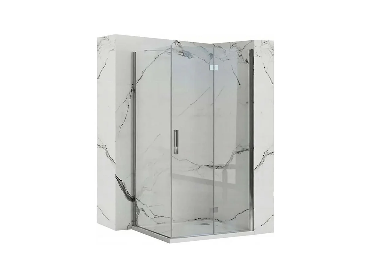 Cabine De Douche Rea Molier 90X80 Chrome