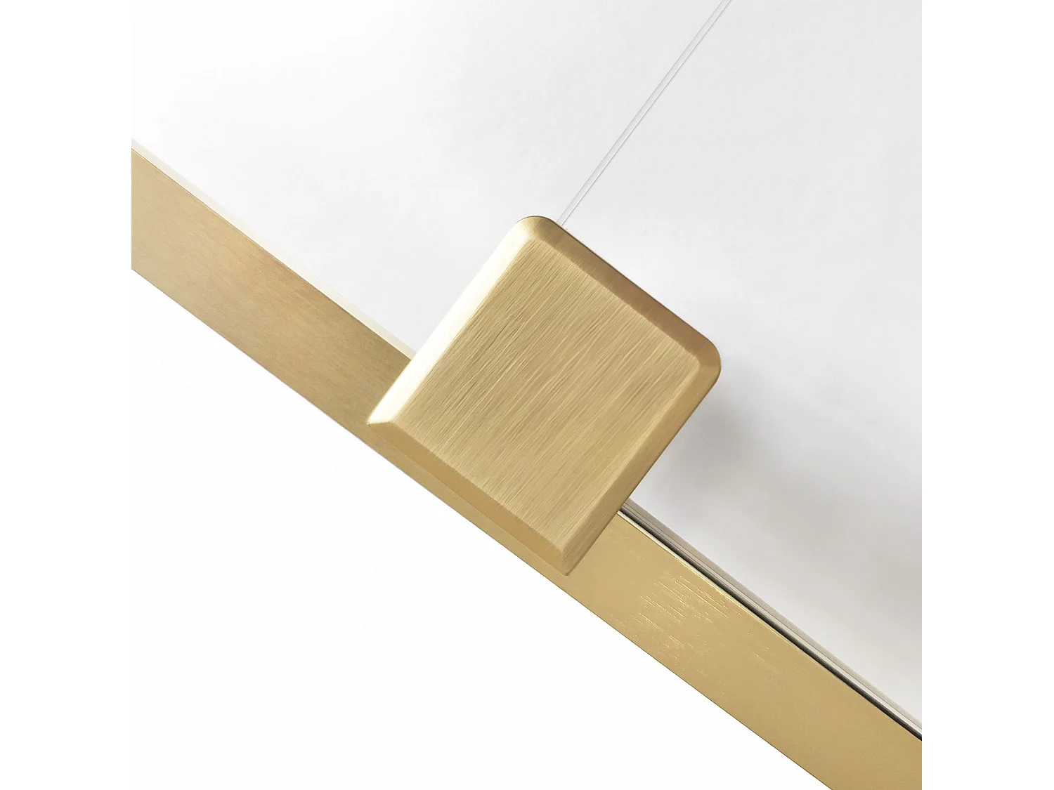 Cabine De Douche Rea Montana 130X90 Brush Gold