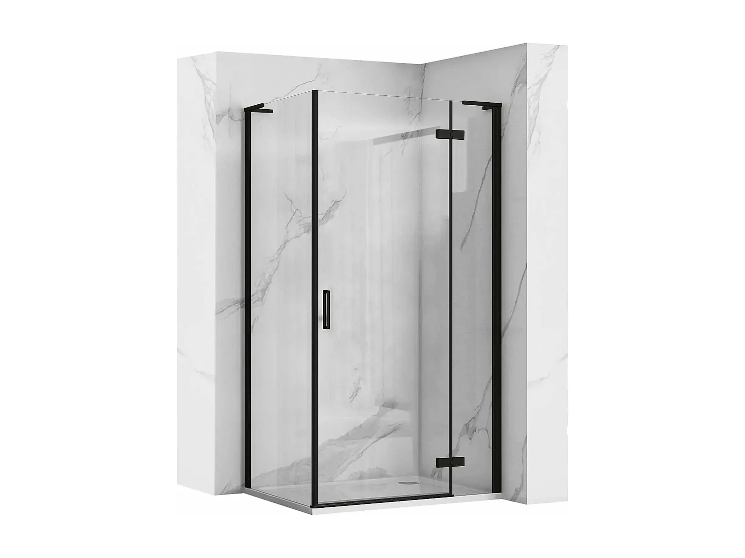 Cabine De Douche Rea Hugo 90X90 Black