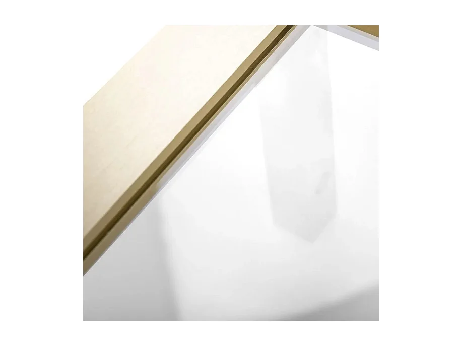 Cabine De Douche Rea Rapid Slide 110X100 Brush Gold