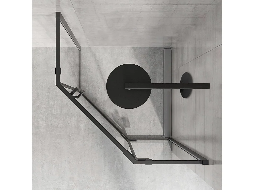 Cabine De Douche Rea Diamond 90X90 Black