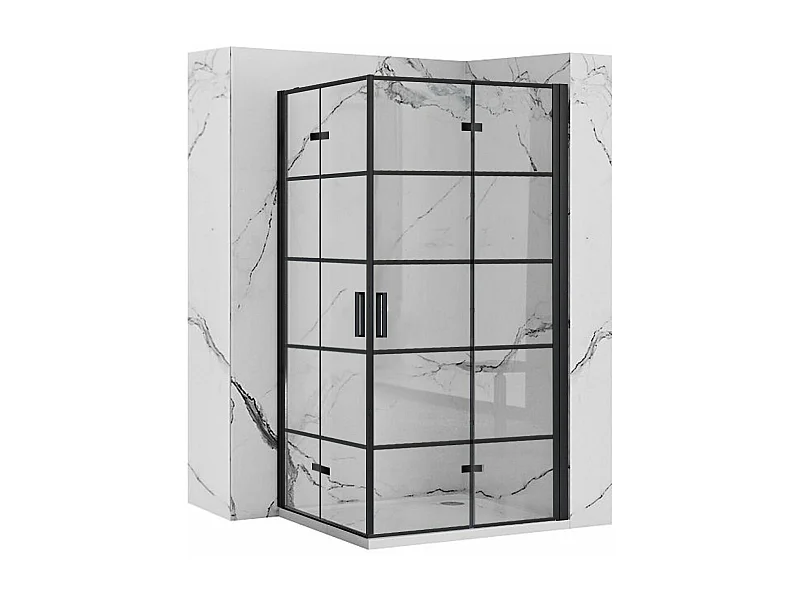 Cabine De Douche Rea Molier Double 80X90 Black