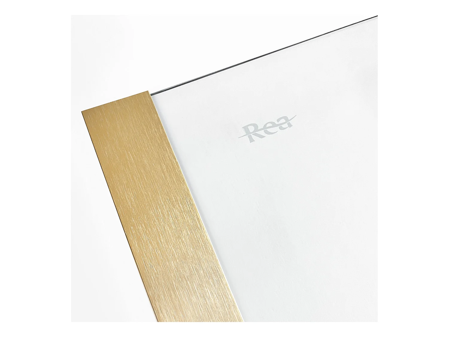 Cabine De Douche Rea Montana 140X90 Brush Gold