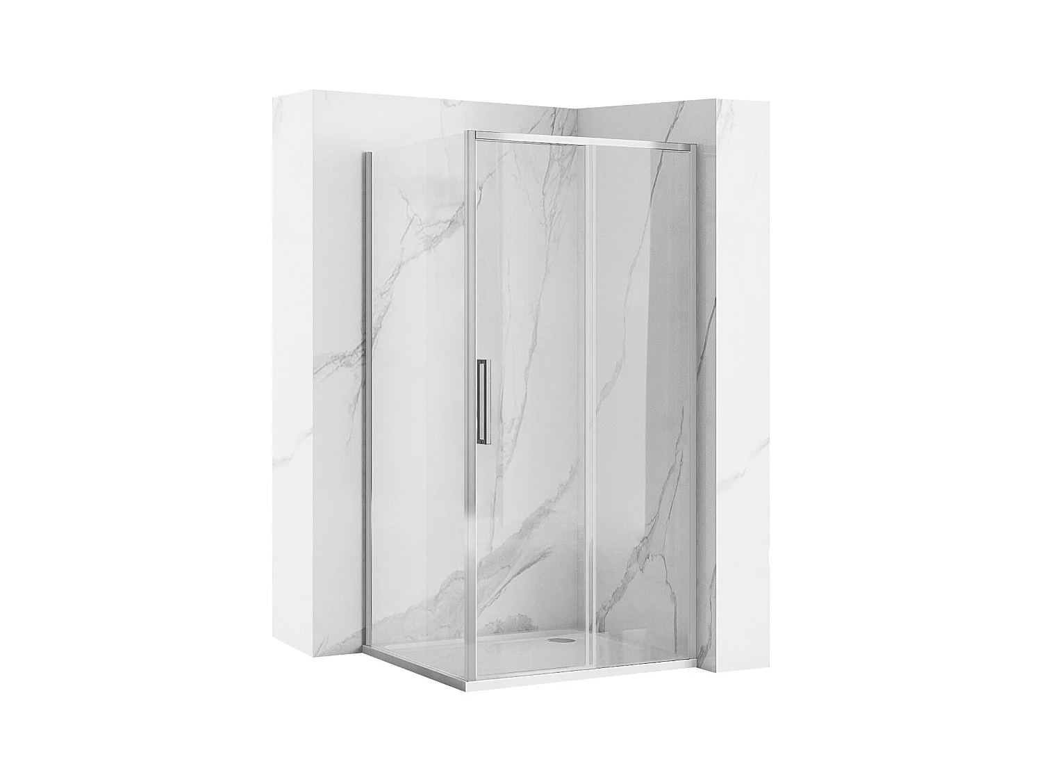 Duschkabine Rea Rapid Slide 120X90 Chrome
