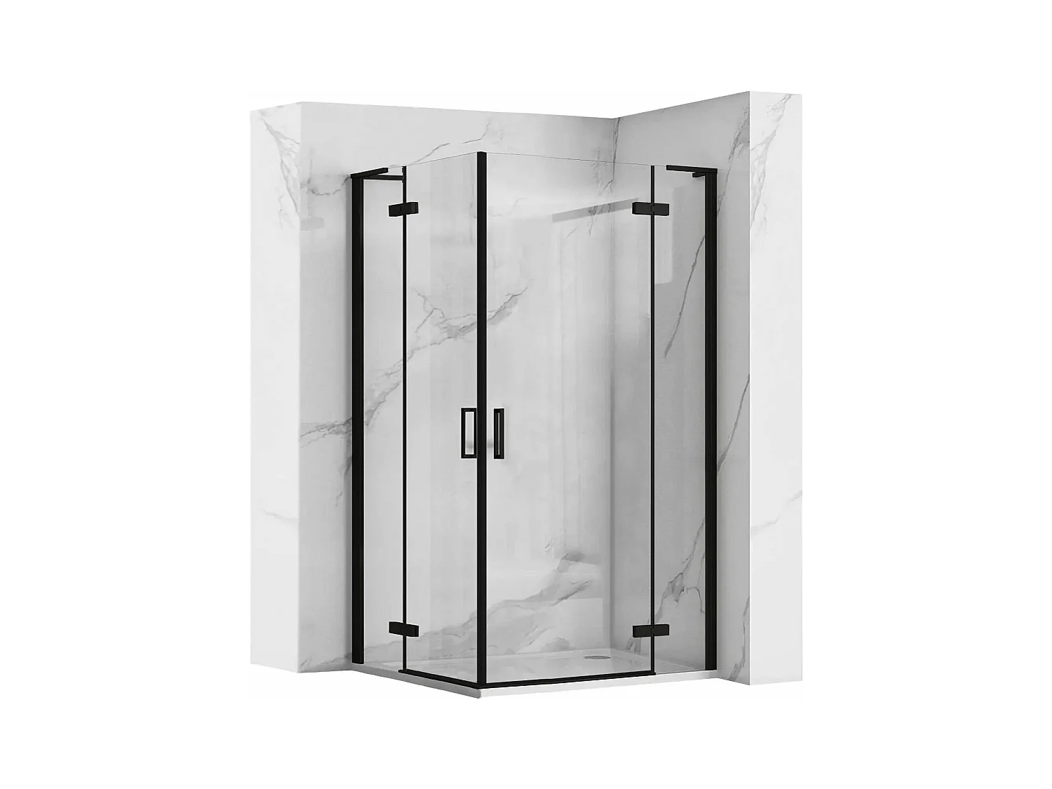 Cabine De Douche Rea Hugo 90X100 Black