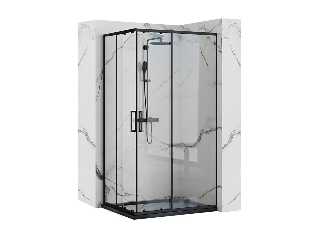 Douchecabine Rea Punto 80X100 Black
