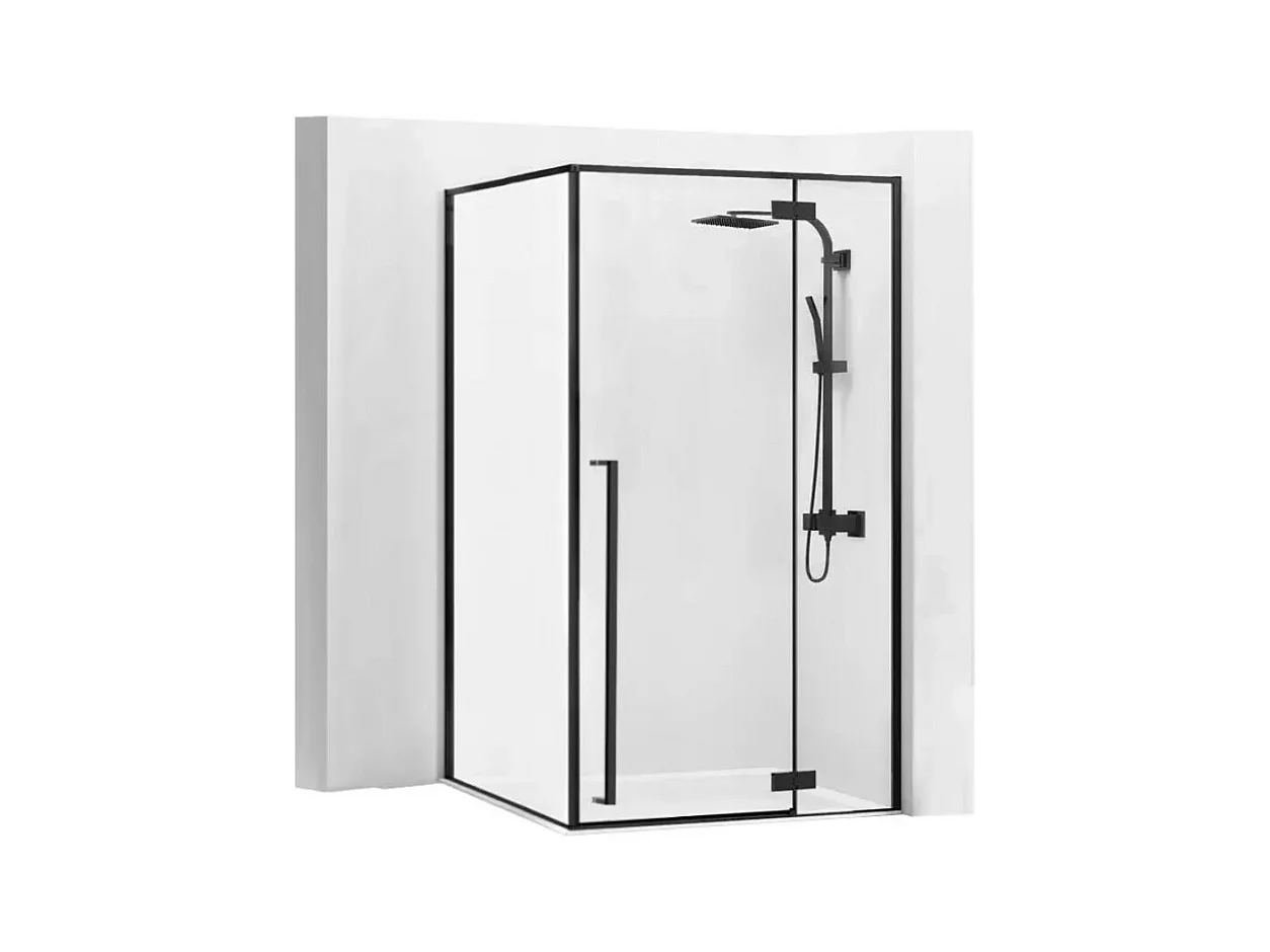 Cabine De Douche Rea Fargo 80X100 Black