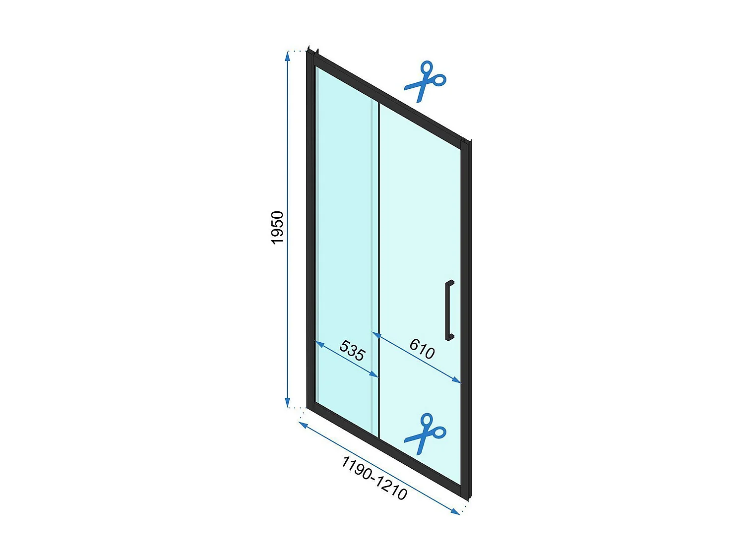 Cabina De Ducha Rea Rapid Slide 120X80 Brush Gold