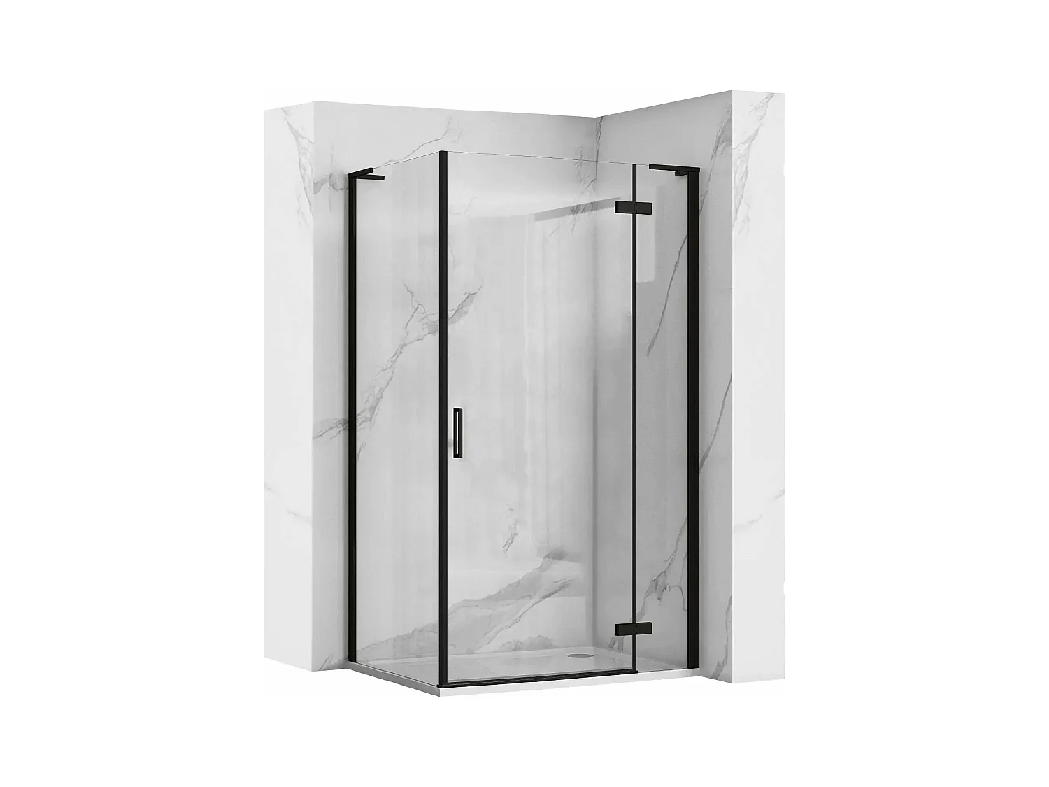 Cabine De Douche Rea Hugo 100X90 Black