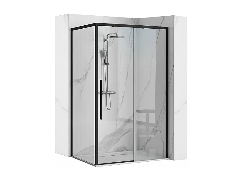 Cabina Doccia Rea Solar 90X90 Black