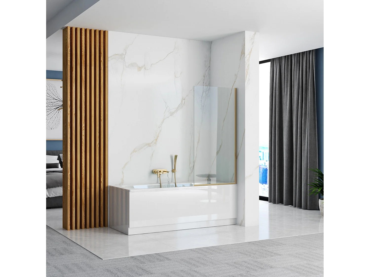 Bad Scherm Rea Elegant 80 Gold