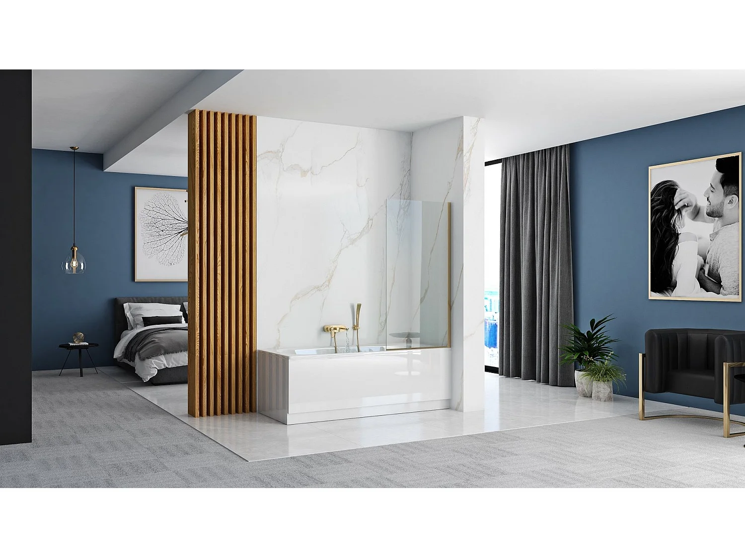 Bad Scherm Rea Elegant 80 Gold