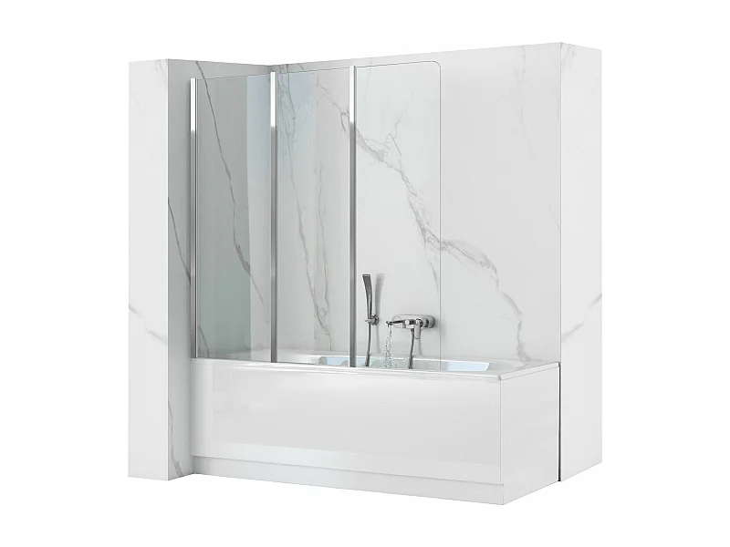Mampara De Baño Rea Agat 120 Chrome