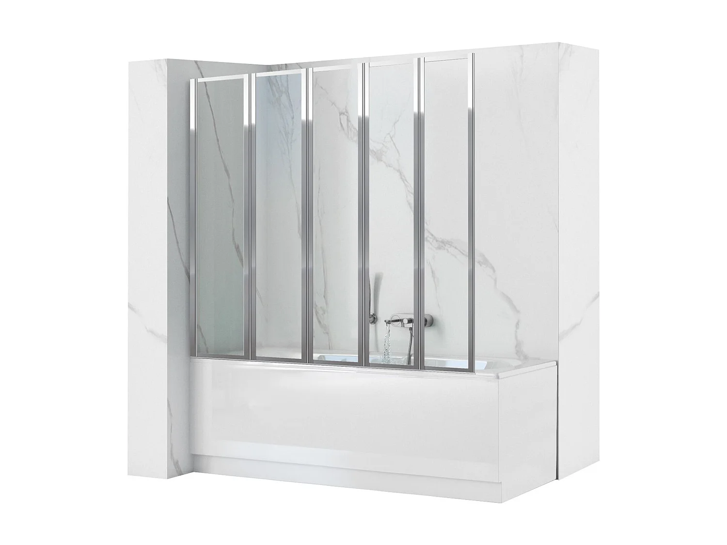 Pare-Baignoire Rea Idea 120 Chrome