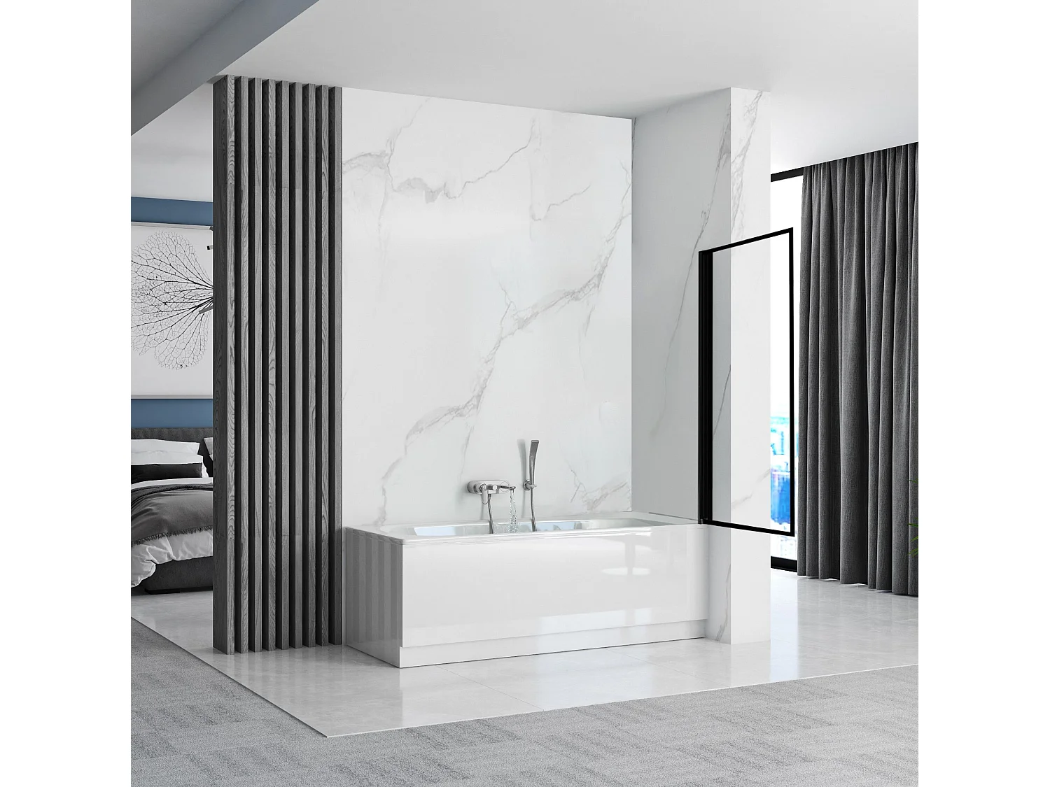 Bad Scherm Rea Lagos 80 Black