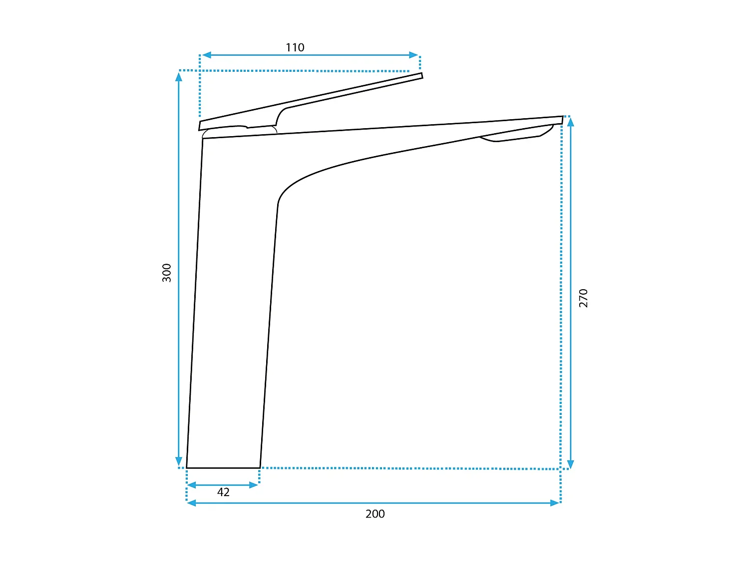 Rubinetto Da Lavabo Rea Avalon High Brush Gold