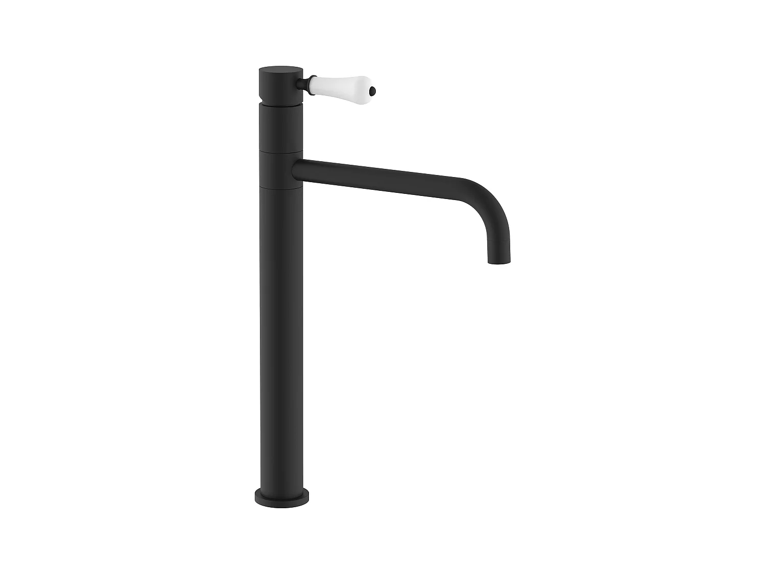 Wastafelkraan Rea Serra High Black