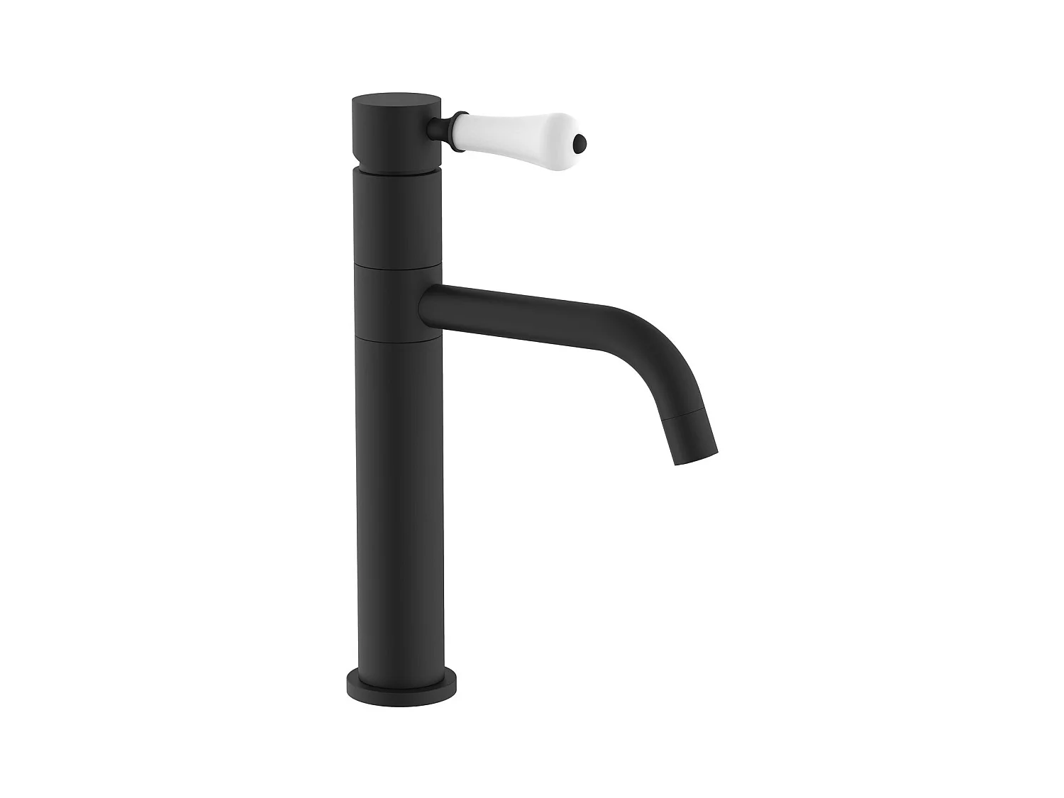 Wastafelkraan Rea Serra Low Black
