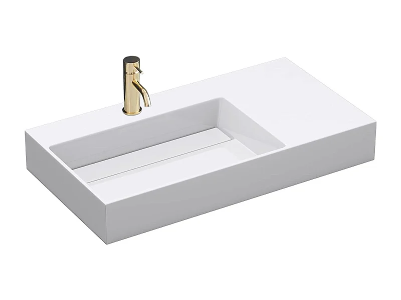 Conglomeraat Wastafel Rea Archi 75 White