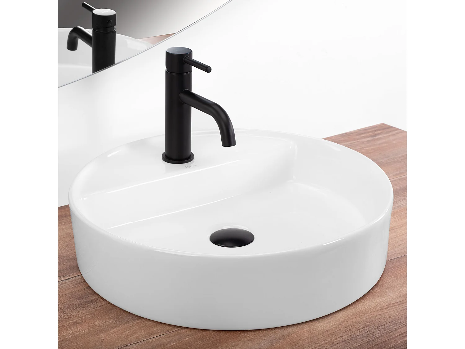 Vasque À Poser Rea Ronda White