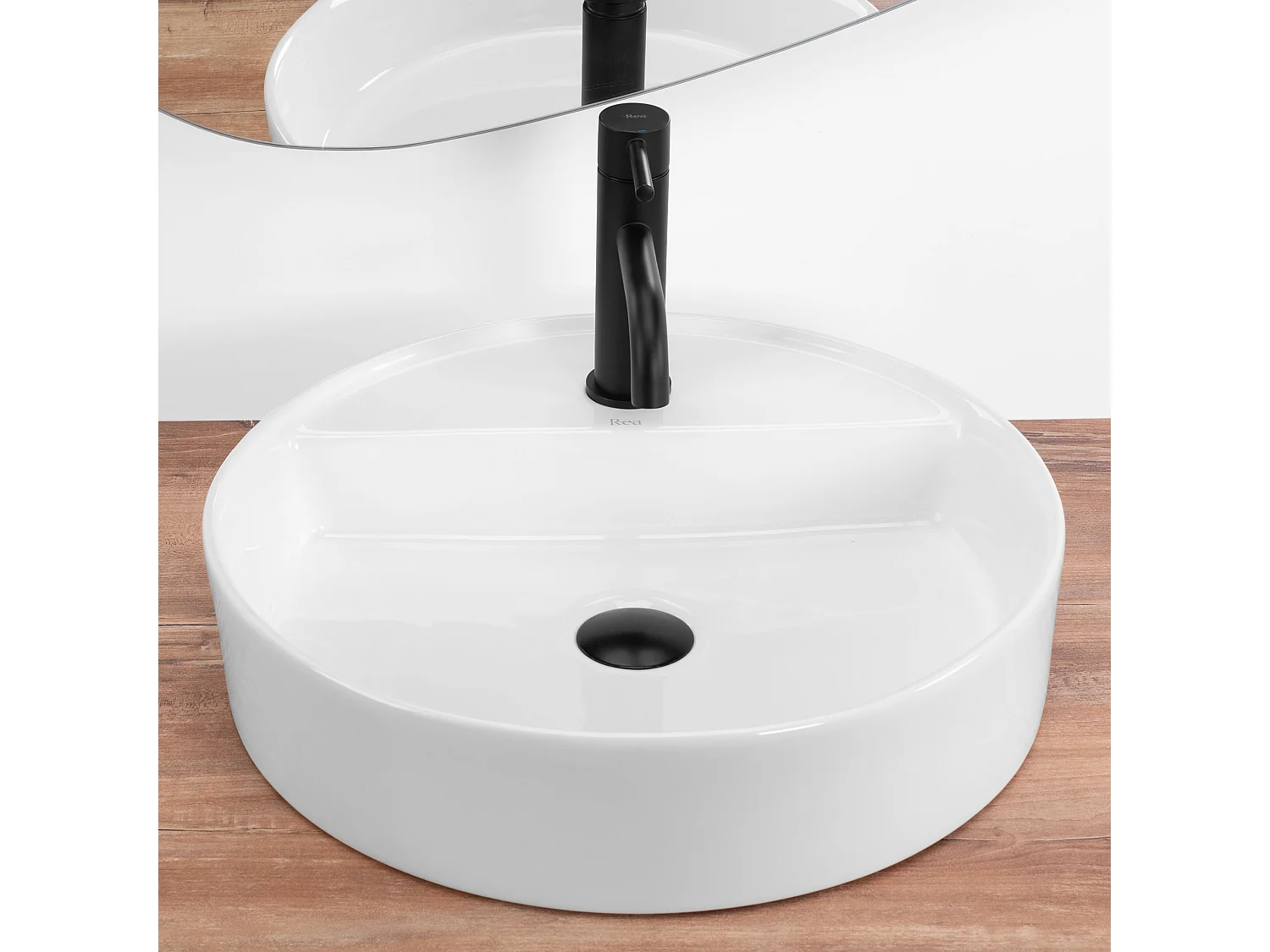 Vasque À Poser Rea Ronda White