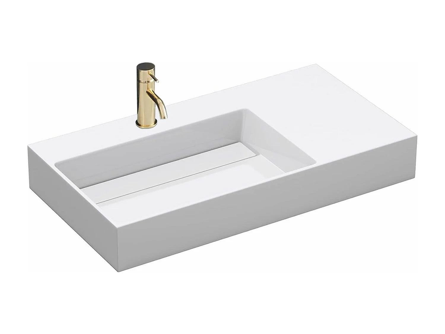 Conglomeraat Wastafel Rea Archi 90 White