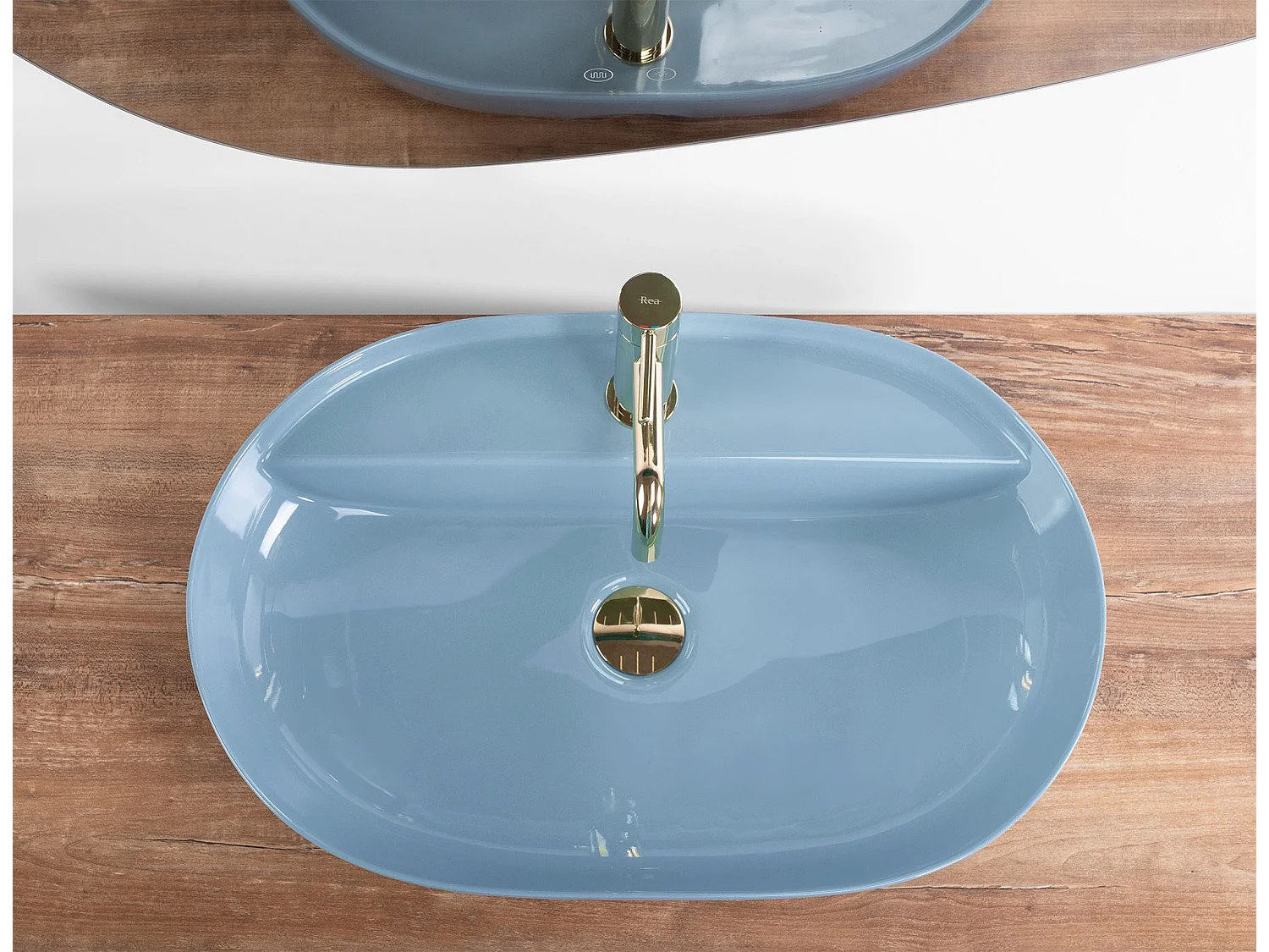 Aufsatzwaschbecken Rea Aura 61 Blue