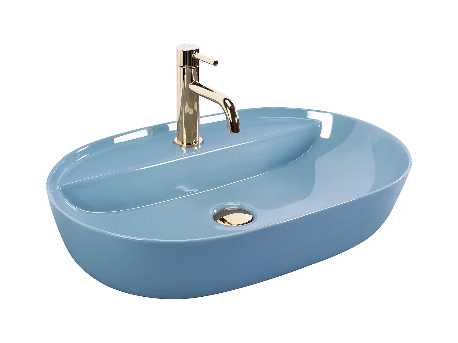 Opzetwastafel Rea Aura 61 Blue