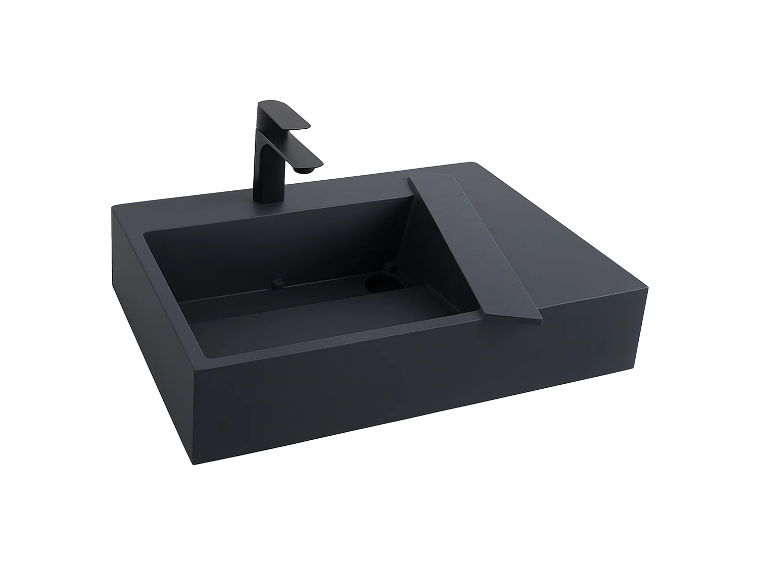 Lavabo De Conglomerado Rea Archi 90 Grey