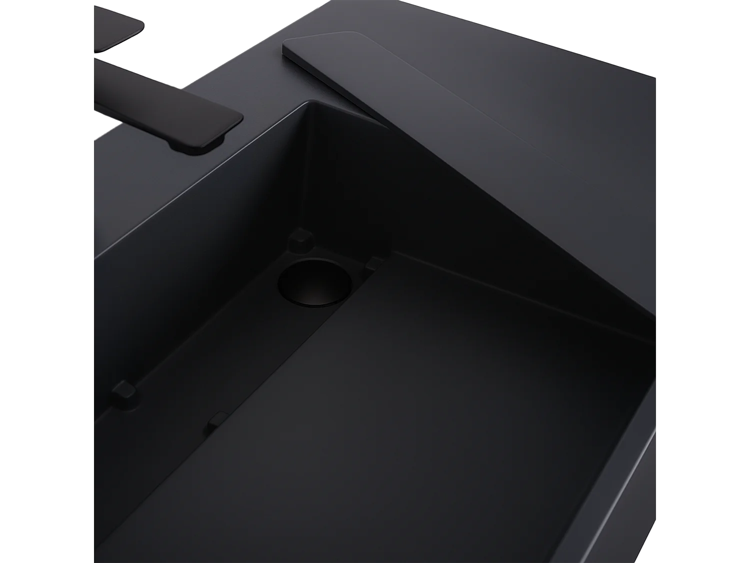 Lavabo De Conglomerado Rea Archi 90 Grey