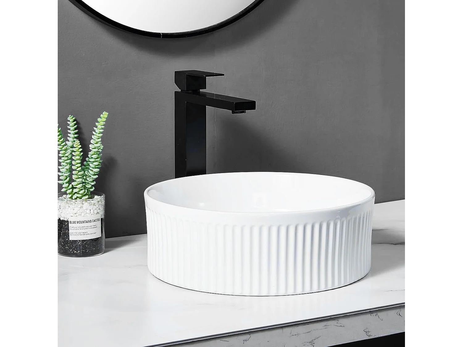 Vasque À Poser Rea Selina White