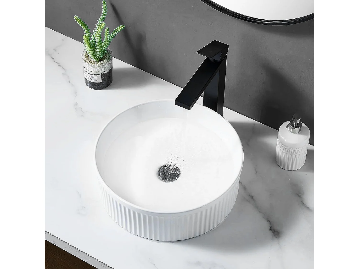 Vasque À Poser Rea Selina White