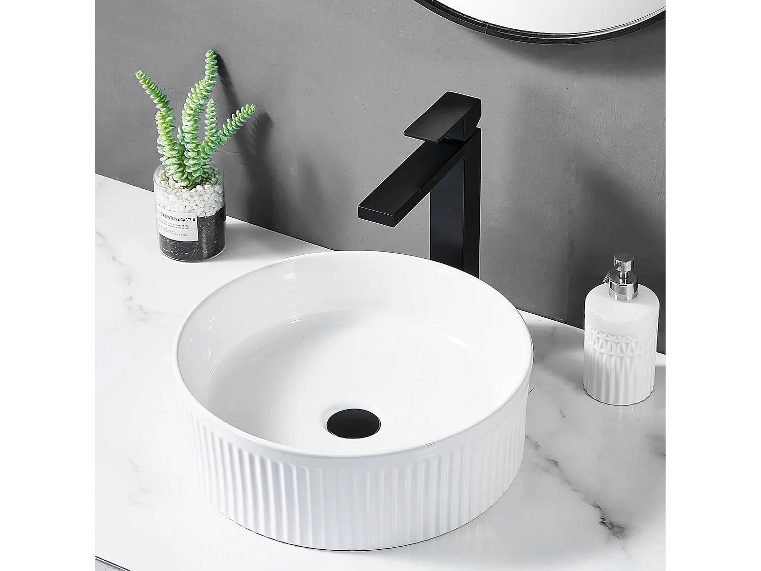 Vasque À Poser Rea Selina White