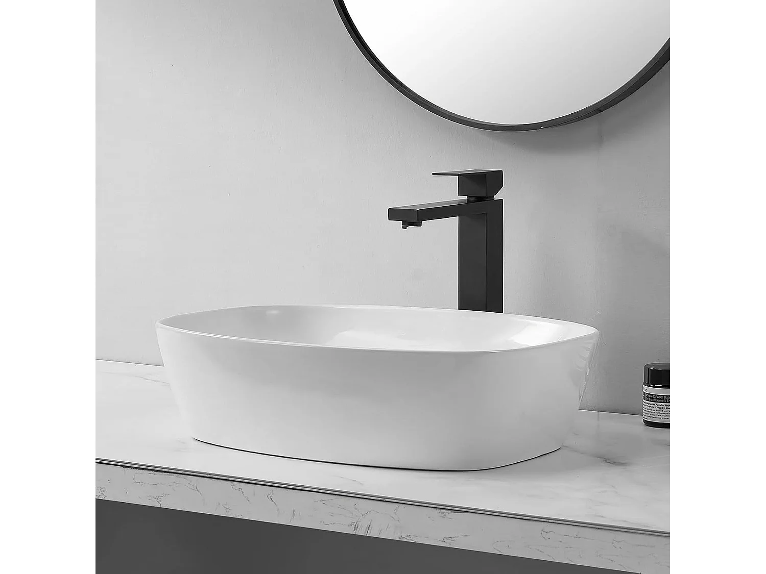 Opzetwastafel Rea Freja White