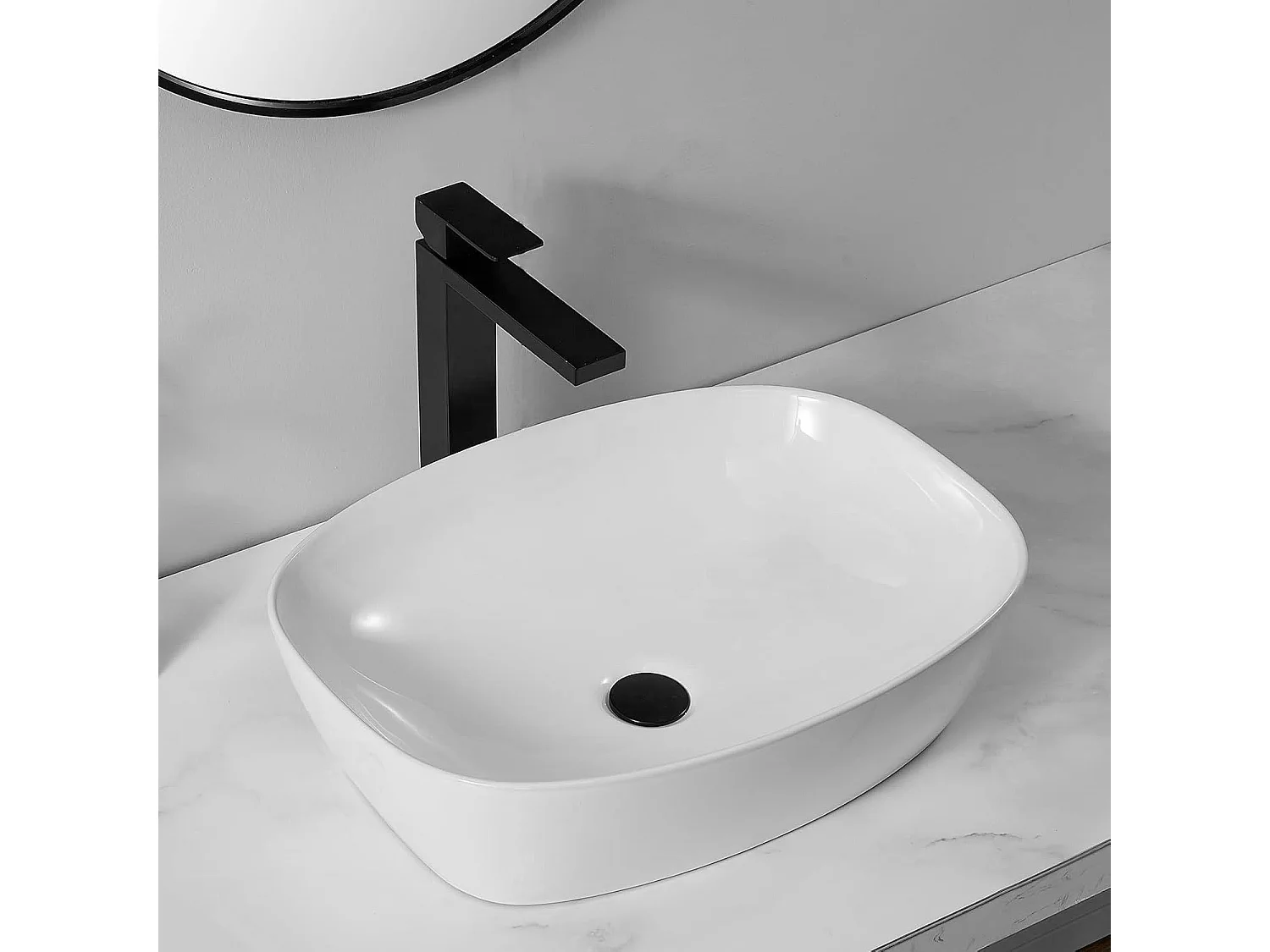 Opzetwastafel Rea Freja White