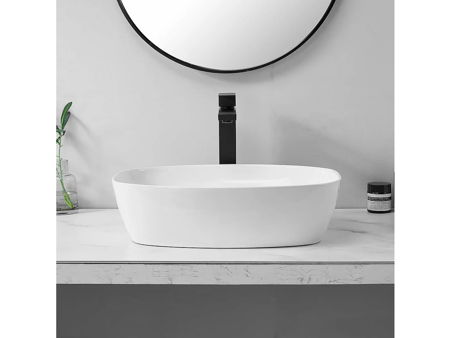 Opzetwastafel Rea Freja White