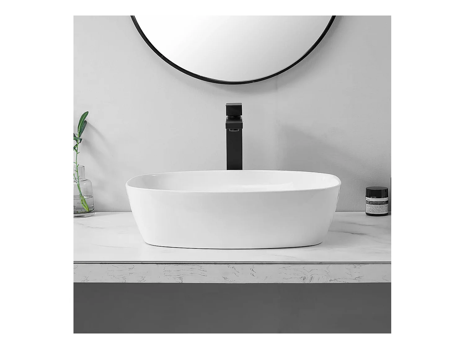 Vasque À Poser Rea Freja White