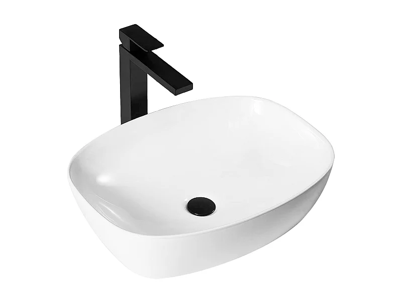 Lavabo Da Appoggio Rea Freja White