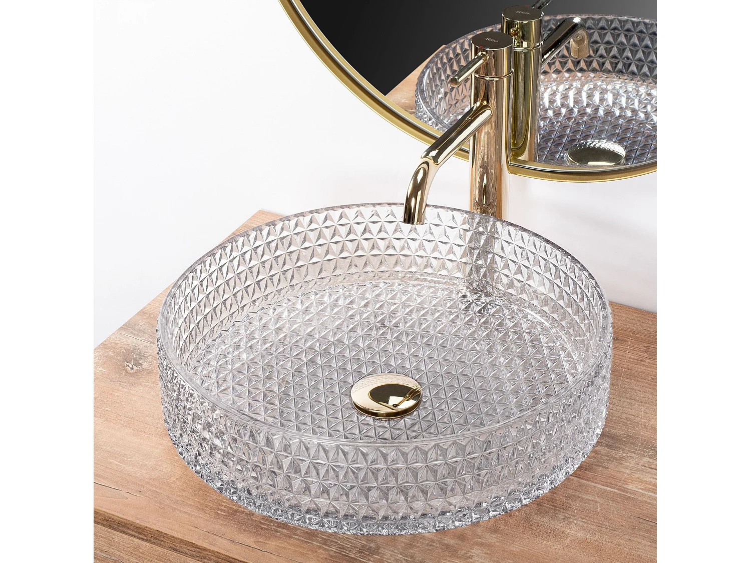 Vasque À Poser Rea Cristal 39 White