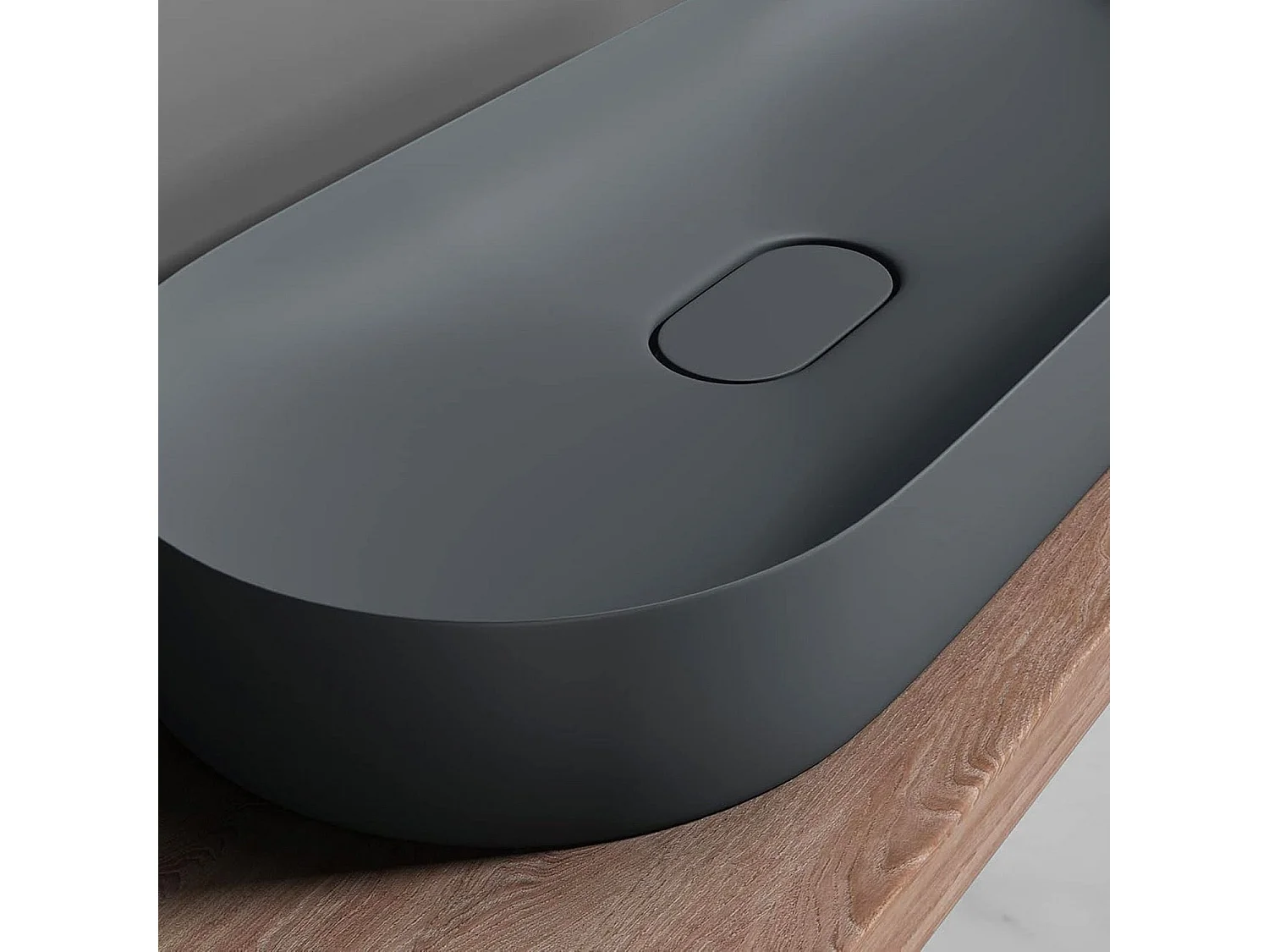 Lavabo De Conglomerado Rea Iris 71 Grey