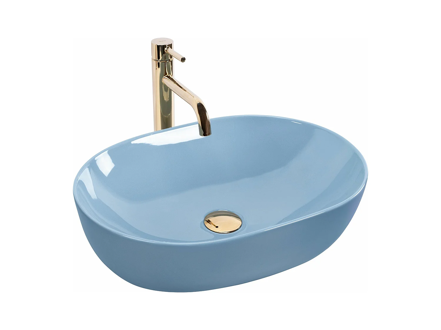 Opzetwastafel Rea Lisa Blue