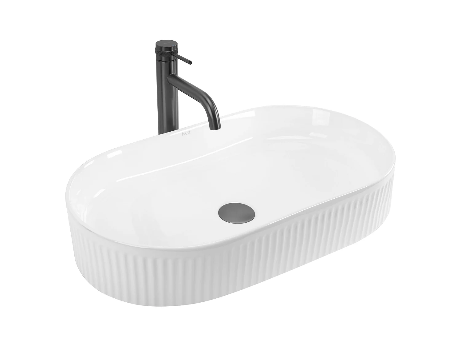 Vasque À Poser Rea Vanda 61 White